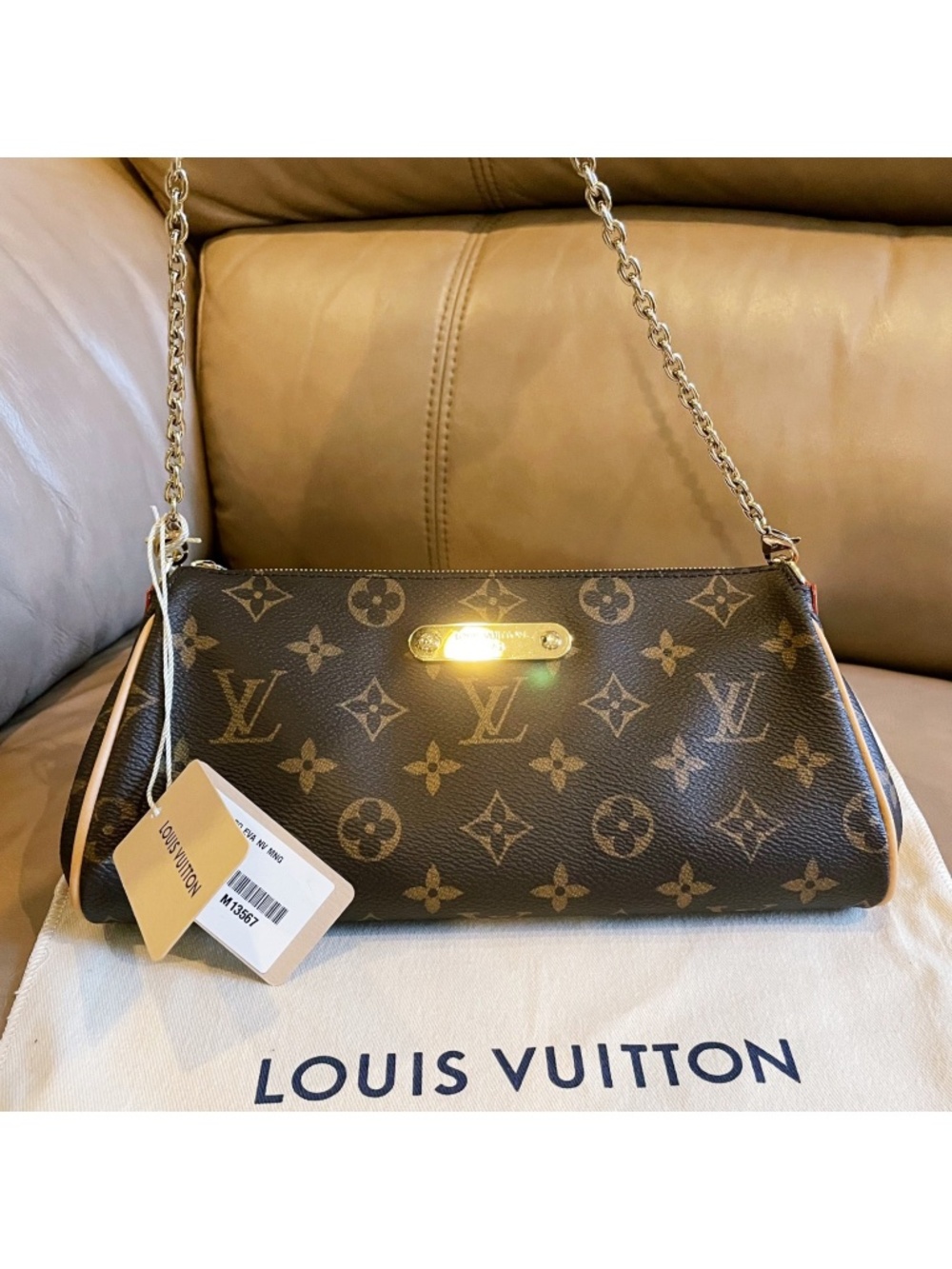 Louis Vuitton Pochette Eva Monogram Small Shoulder Bag M13567